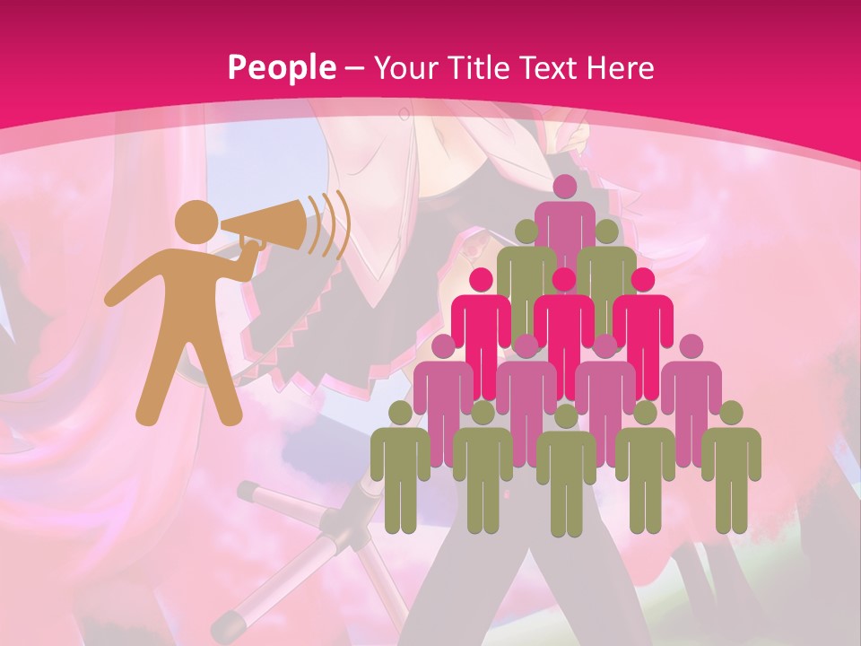 A Woman In A Short Skirt Holding A Hair Dryer PowerPoint Template