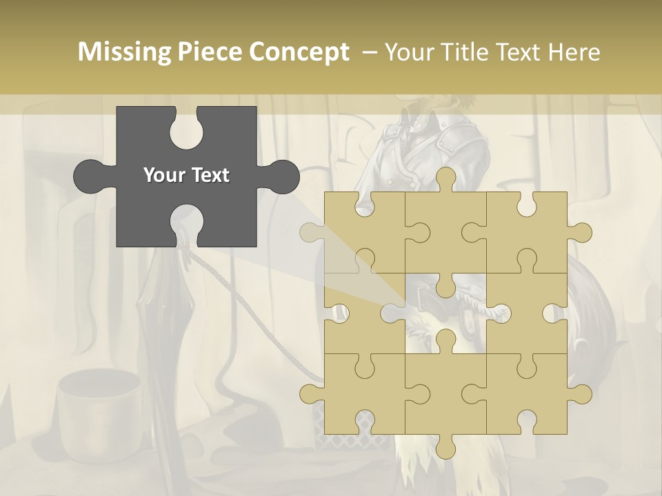 A Picture Of A Cat Sitting On Top Of A Table PowerPoint Template