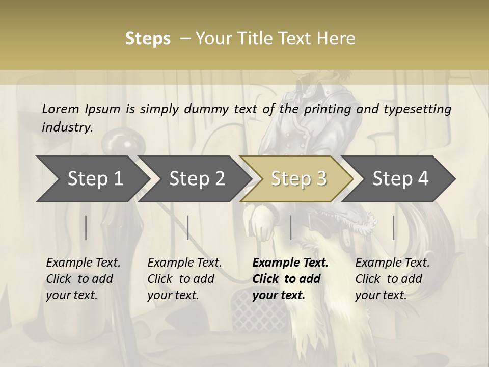 A Picture Of A Cat Sitting On Top Of A Table PowerPoint Template