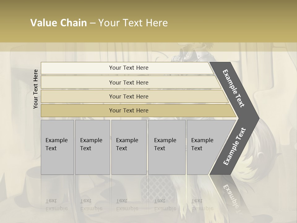 A Picture Of A Cat Sitting On Top Of A Table PowerPoint Template