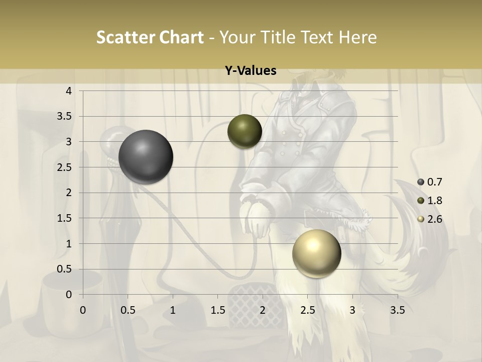 A Picture Of A Cat Sitting On Top Of A Table PowerPoint Template