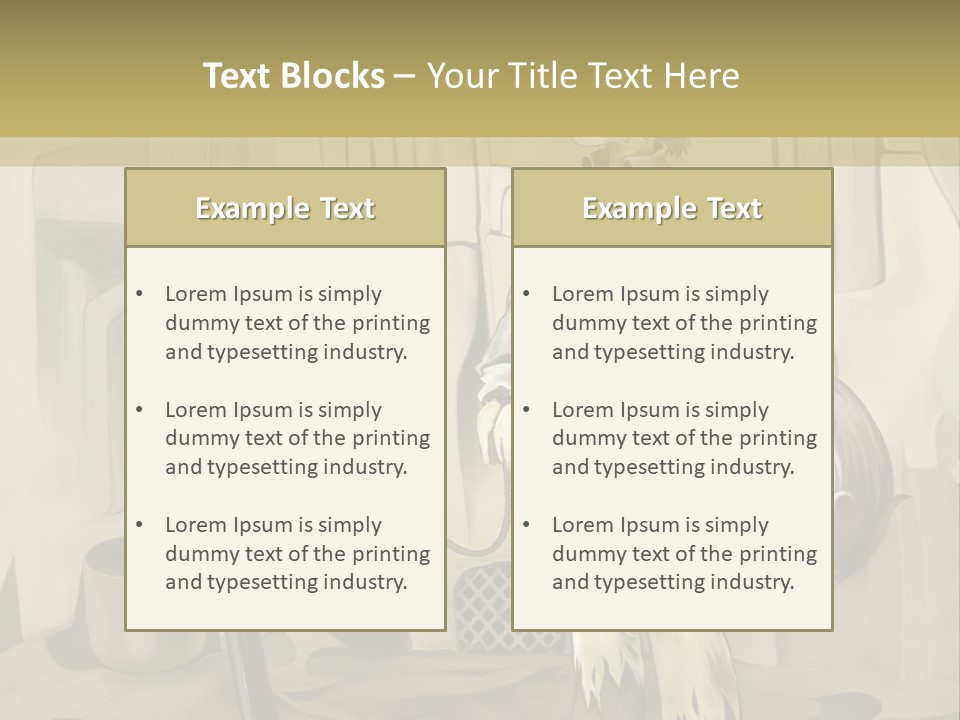A Picture Of A Cat Sitting On Top Of A Table PowerPoint Template