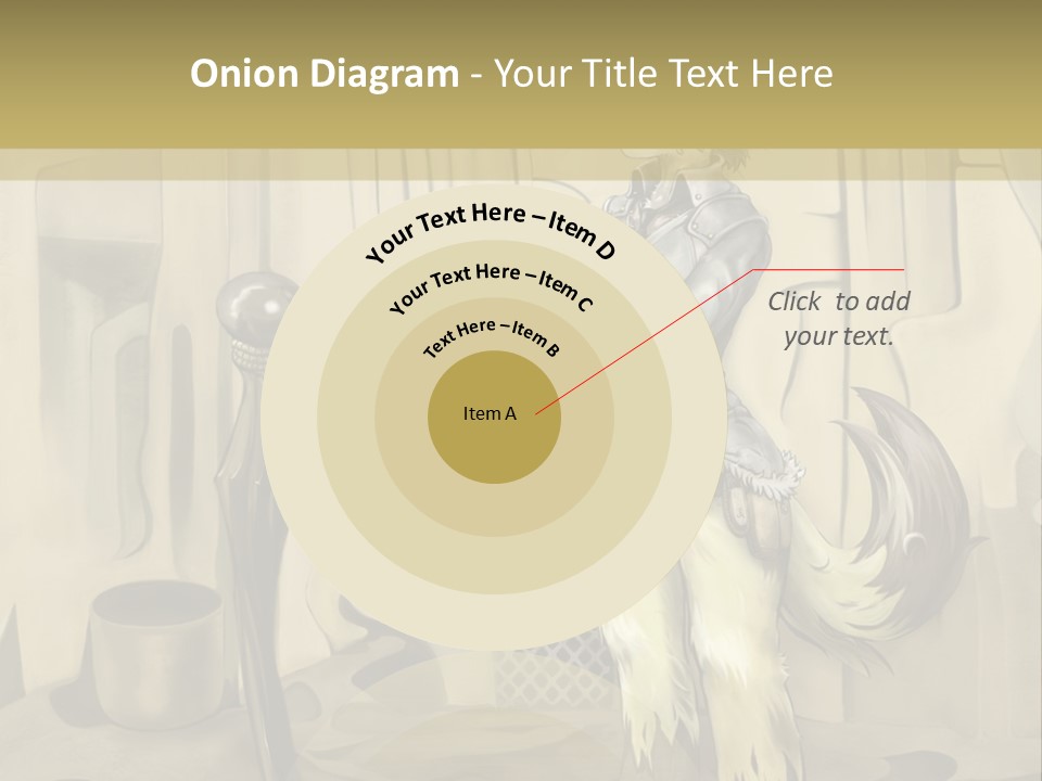 A Picture Of A Cat Sitting On Top Of A Table PowerPoint Template