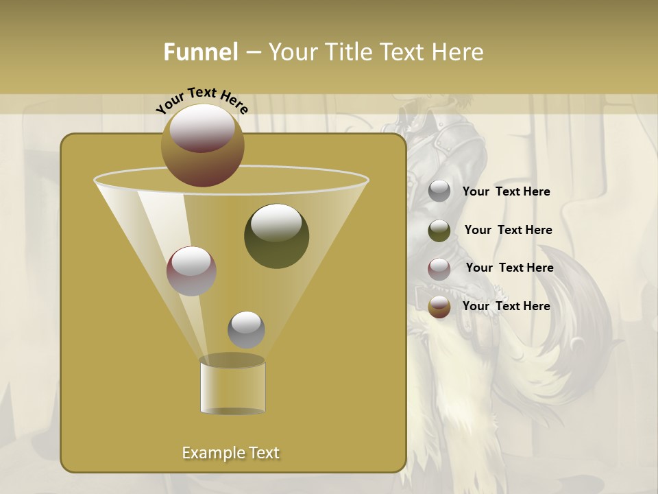 A Picture Of A Cat Sitting On Top Of A Table PowerPoint Template