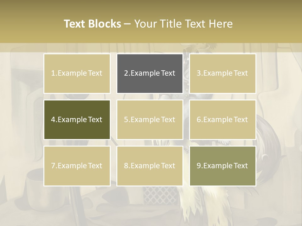 A Picture Of A Cat Sitting On Top Of A Table PowerPoint Template