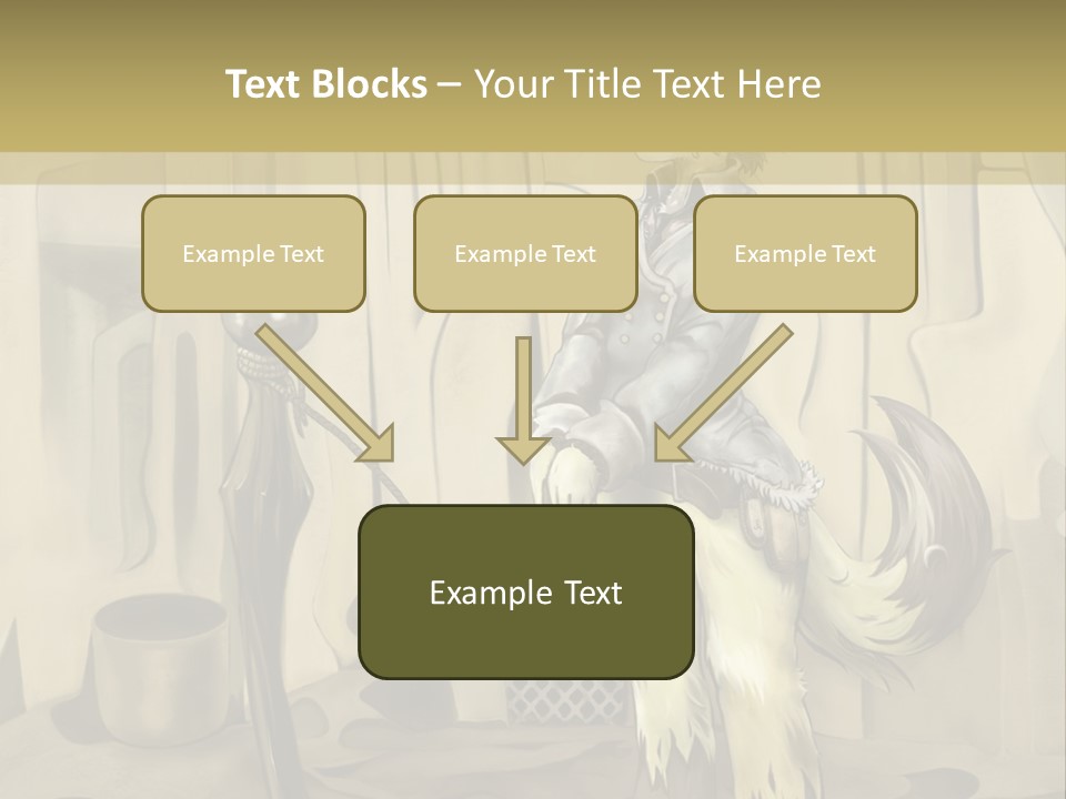 A Picture Of A Cat Sitting On Top Of A Table PowerPoint Template