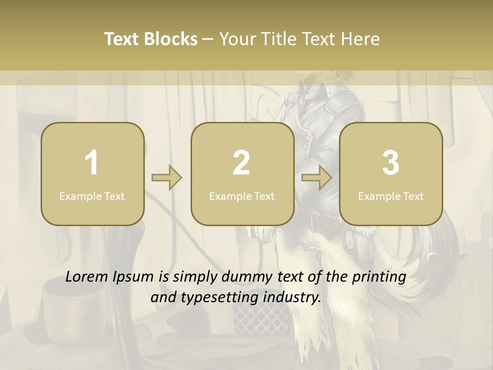 A Picture Of A Cat Sitting On Top Of A Table PowerPoint Template