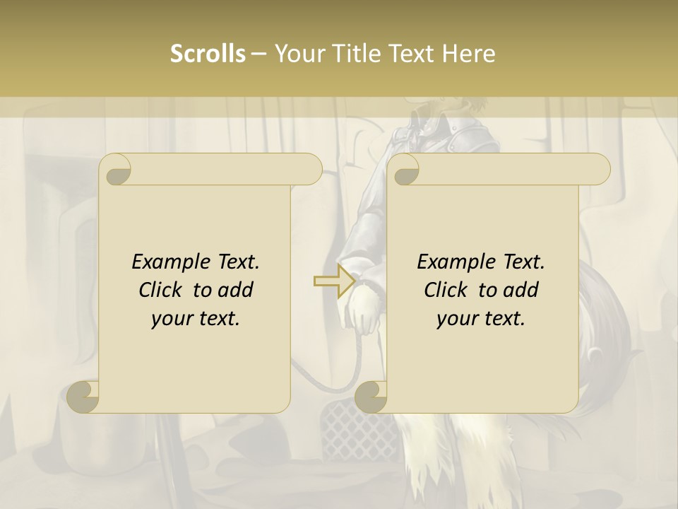 A Picture Of A Cat Sitting On Top Of A Table PowerPoint Template