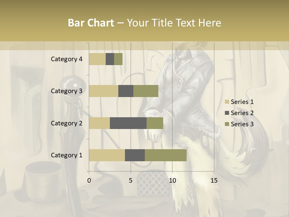 A Picture Of A Cat Sitting On Top Of A Table PowerPoint Template