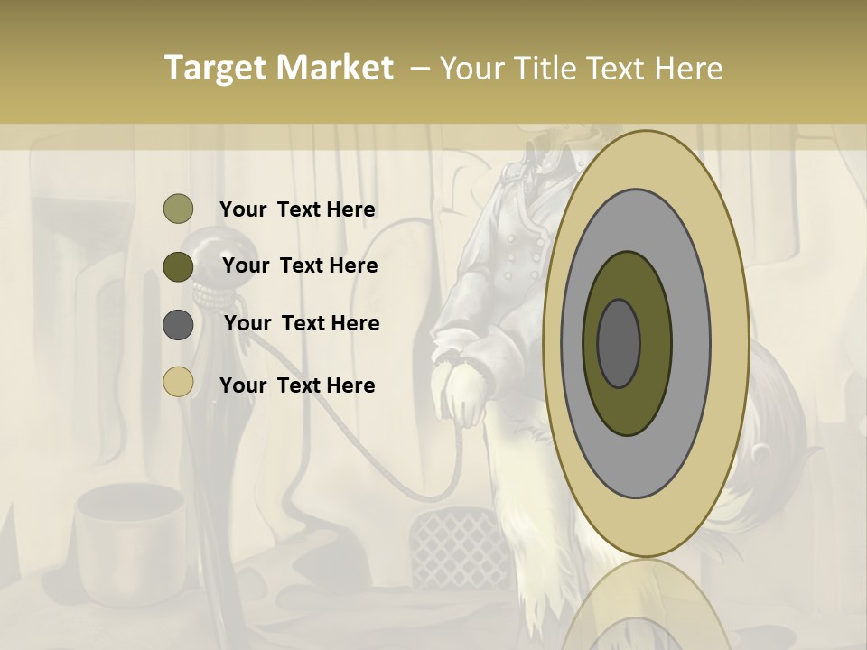 A Picture Of A Cat Sitting On Top Of A Table PowerPoint Template