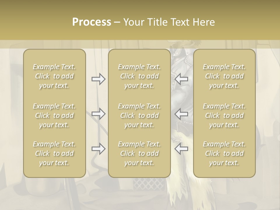 A Picture Of A Cat Sitting On Top Of A Table PowerPoint Template