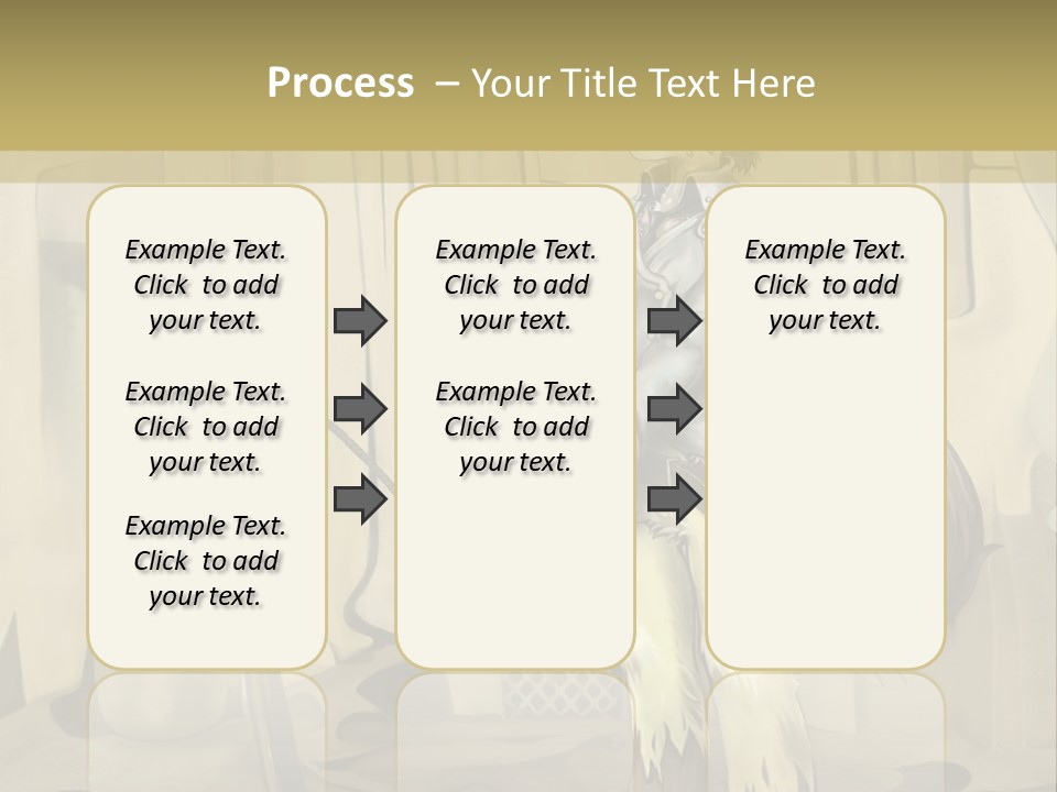 A Picture Of A Cat Sitting On Top Of A Table PowerPoint Template