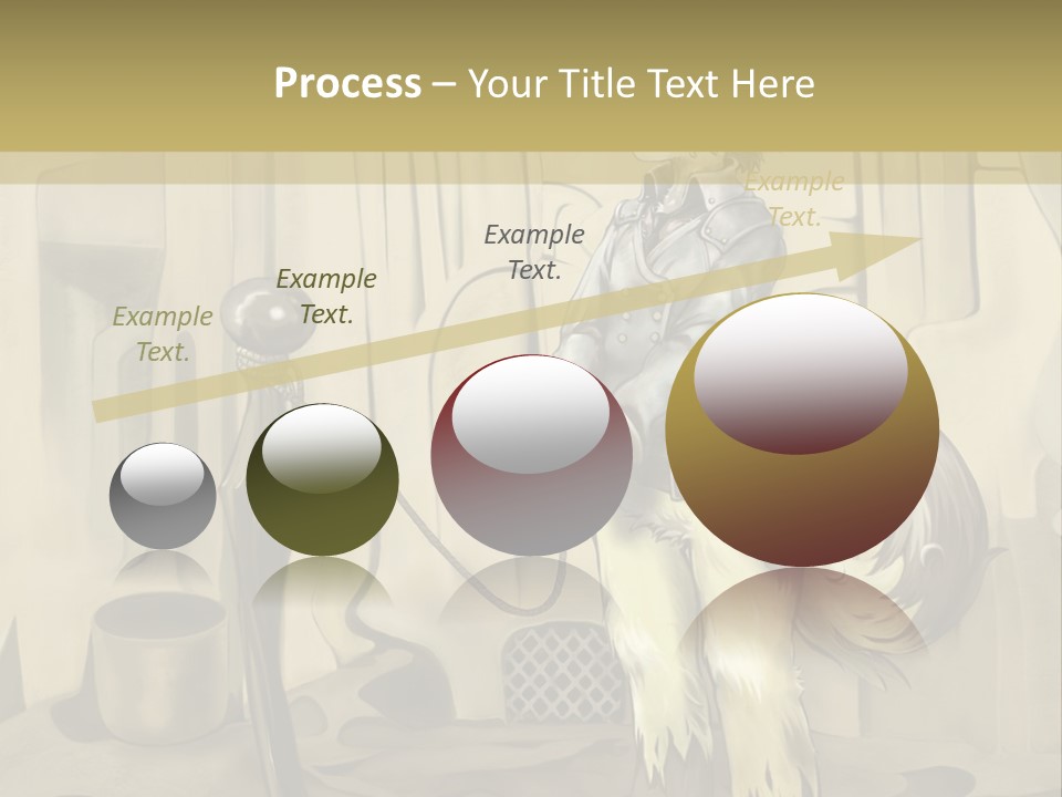 A Picture Of A Cat Sitting On Top Of A Table PowerPoint Template