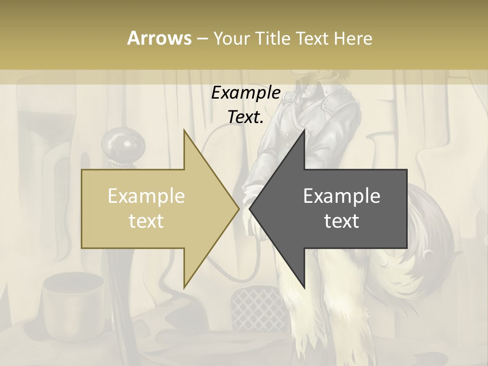 A Picture Of A Cat Sitting On Top Of A Table PowerPoint Template