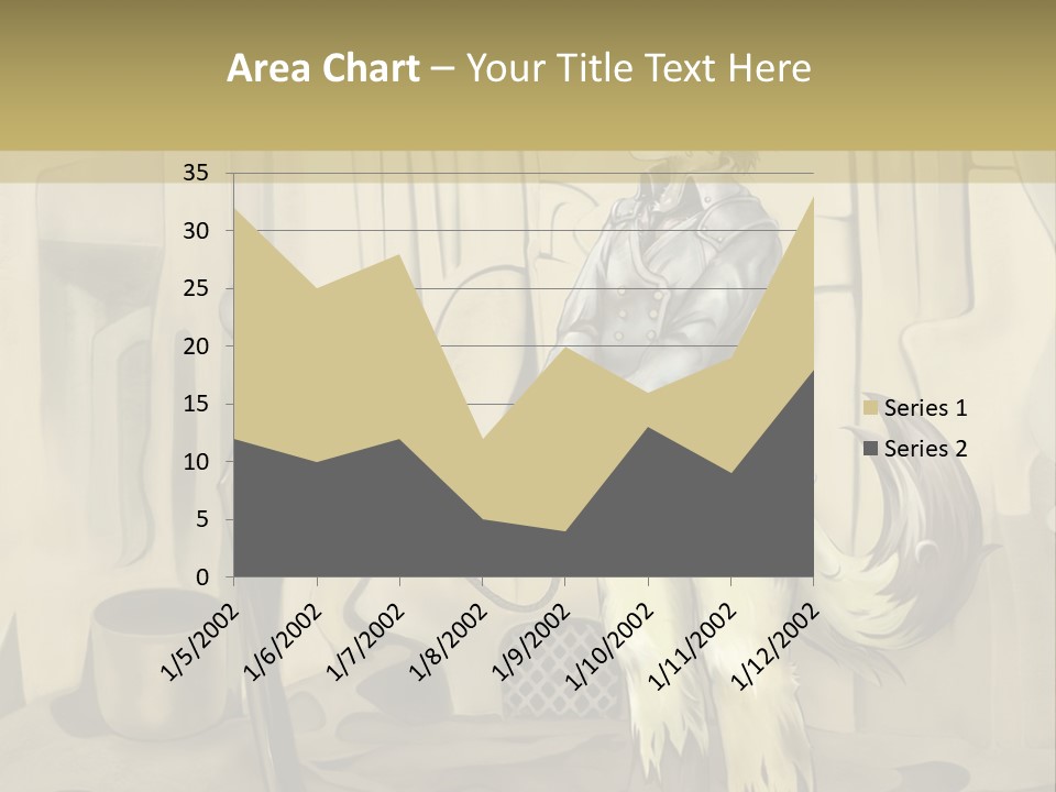 A Picture Of A Cat Sitting On Top Of A Table PowerPoint Template