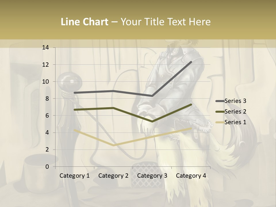 A Picture Of A Cat Sitting On Top Of A Table PowerPoint Template