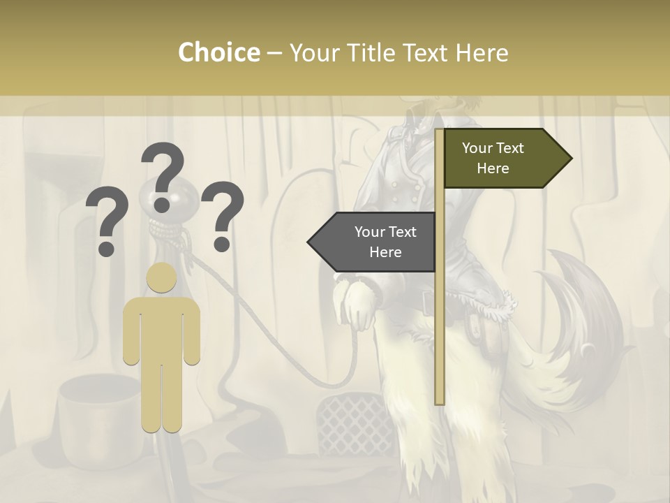 A Picture Of A Cat Sitting On Top Of A Table PowerPoint Template