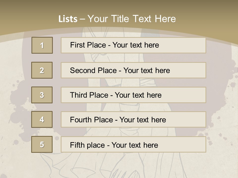 A Woman In A Dress Is Standing With Her Hands On Her Hips PowerPoint Template