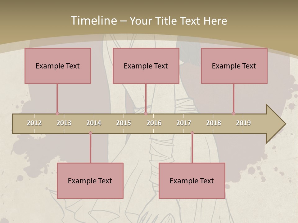A Woman In A Dress Is Standing With Her Hands On Her Hips PowerPoint Template