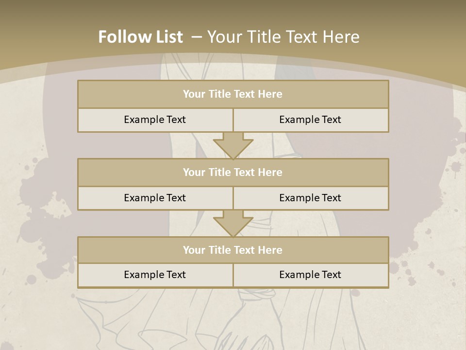 A Woman In A Dress Is Standing With Her Hands On Her Hips PowerPoint Template