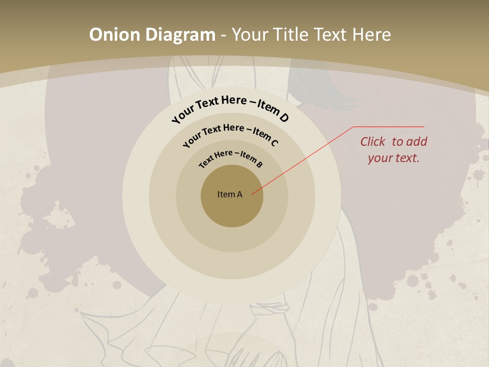 A Woman In A Dress Is Standing With Her Hands On Her Hips PowerPoint Template