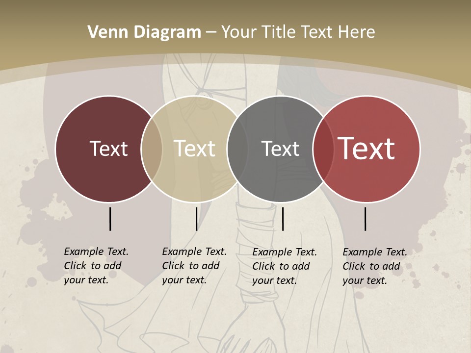 A Woman In A Dress Is Standing With Her Hands On Her Hips PowerPoint Template