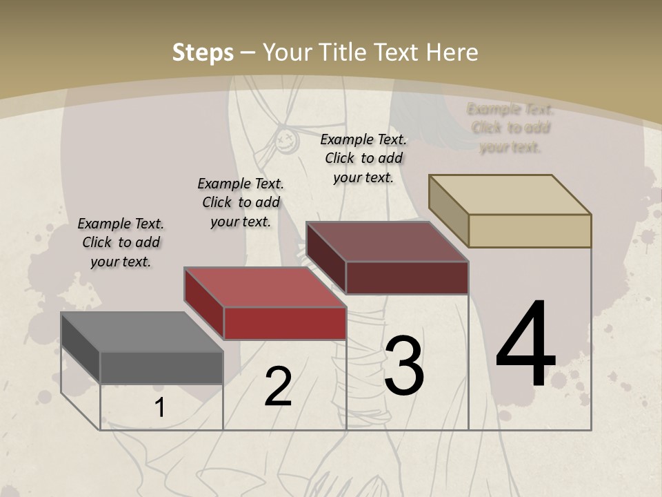 A Woman In A Dress Is Standing With Her Hands On Her Hips PowerPoint Template