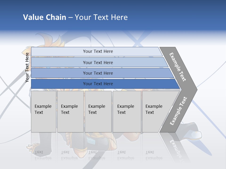 A Couple Of Anime Characters Laying On Top Of Each Other PowerPoint Template