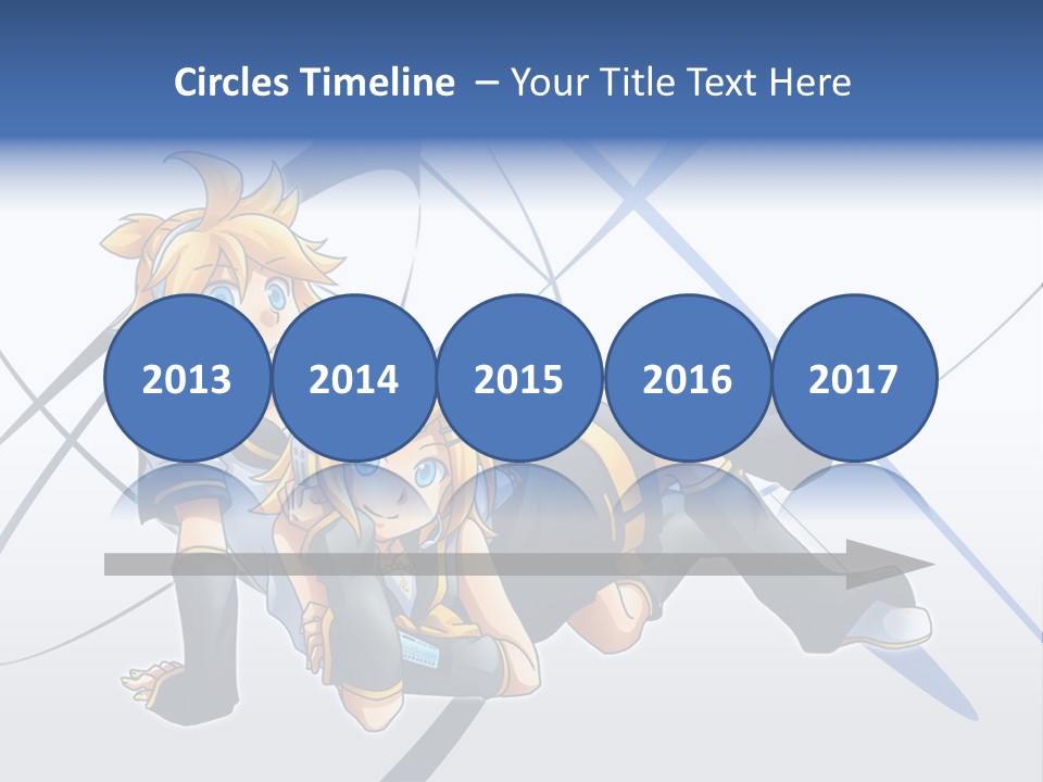 A Couple Of Anime Characters Laying On Top Of Each Other PowerPoint Template