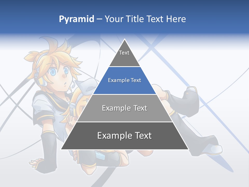 A Couple Of Anime Characters Laying On Top Of Each Other PowerPoint Template