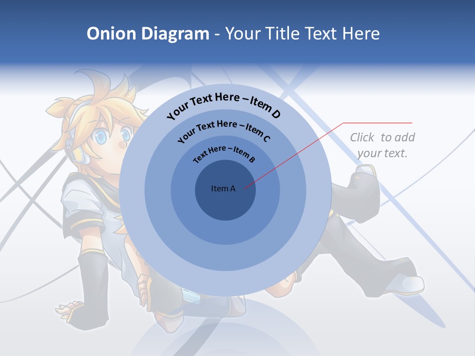 A Couple Of Anime Characters Laying On Top Of Each Other PowerPoint Template