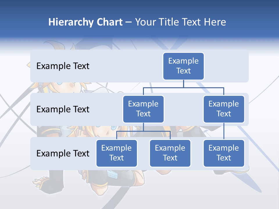 A Couple Of Anime Characters Laying On Top Of Each Other PowerPoint Template