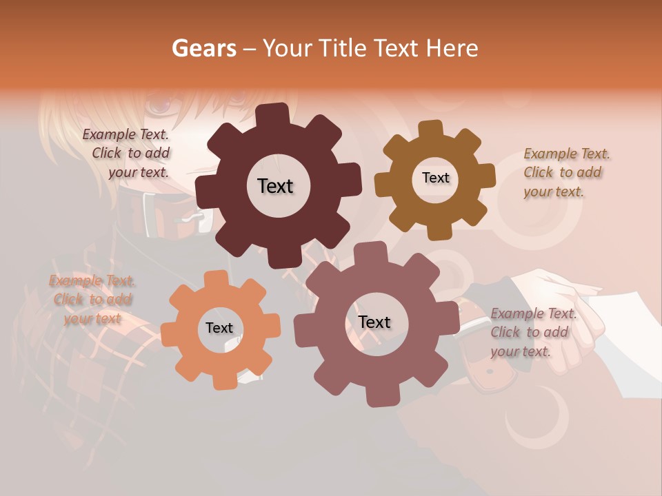 A Person With A Cell Phone In Their Hand PowerPoint Template