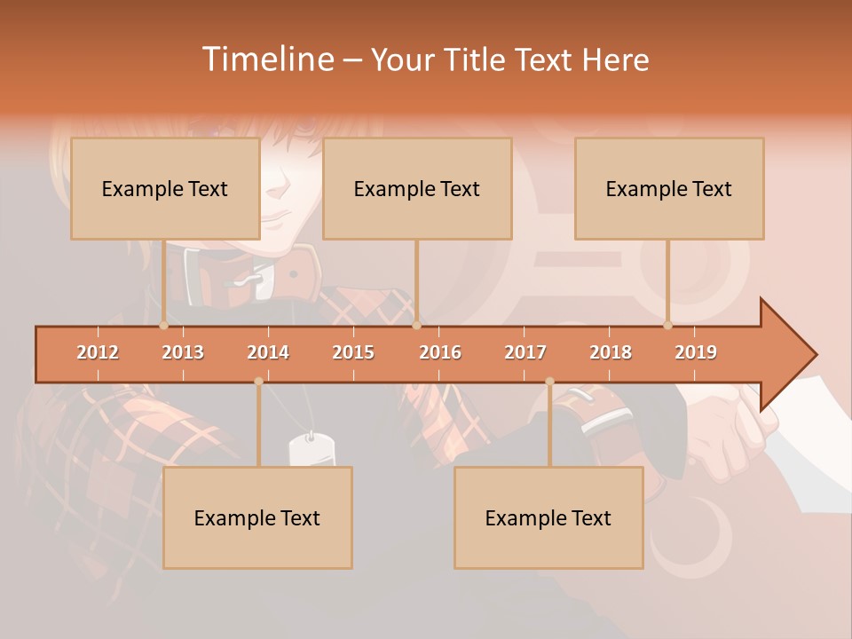 A Person With A Cell Phone In Their Hand PowerPoint Template