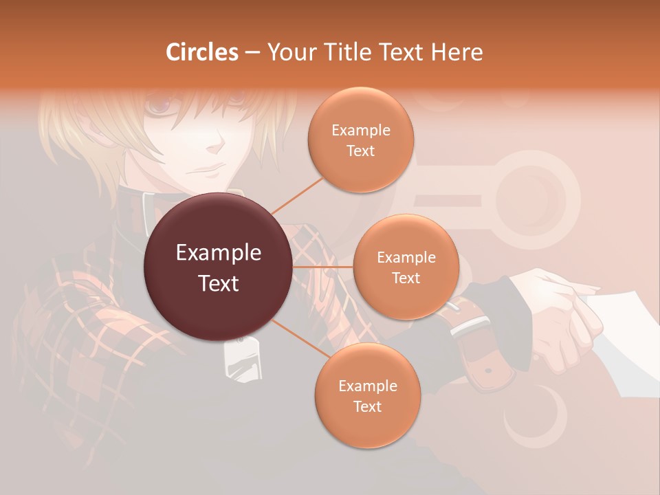 A Person With A Cell Phone In Their Hand PowerPoint Template