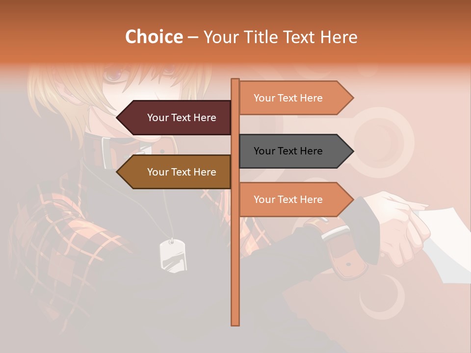 A Person With A Cell Phone In Their Hand PowerPoint Template