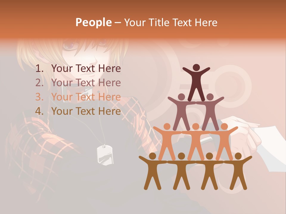 A Person With A Cell Phone In Their Hand PowerPoint Template