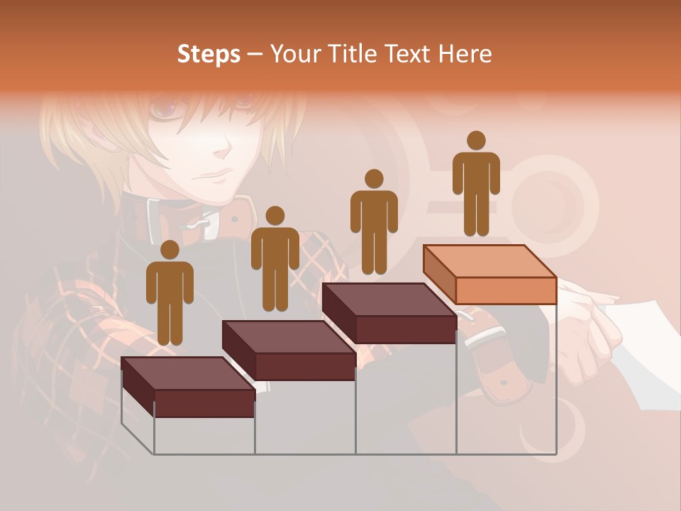 A Person With A Cell Phone In Their Hand PowerPoint Template