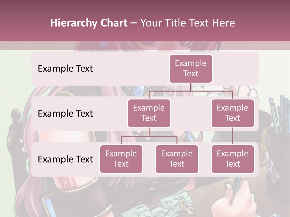 A Woman Sitting At A Desk Writing On A Piece Of Paper PowerPoint Template