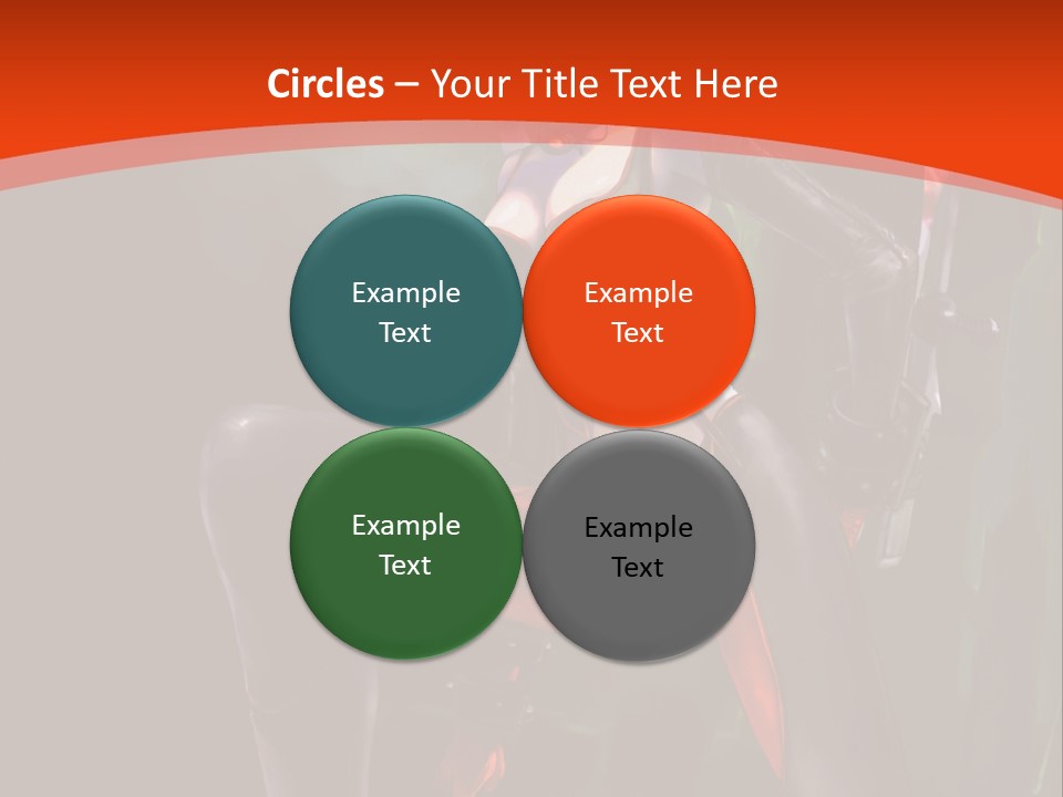 A Woman With Red Hair In A Black Outfit PowerPoint Template