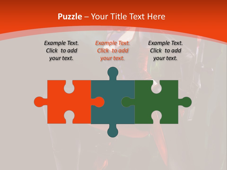 A Woman With Red Hair In A Black Outfit PowerPoint Template