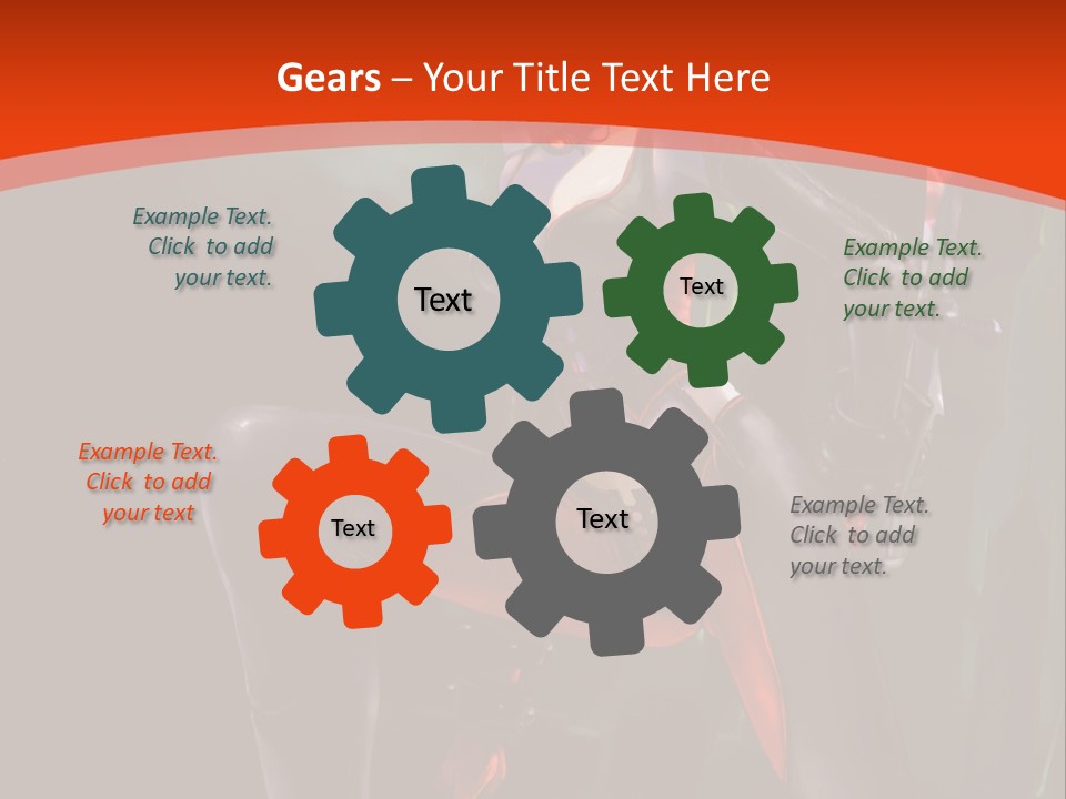 A Woman With Red Hair In A Black Outfit PowerPoint Template