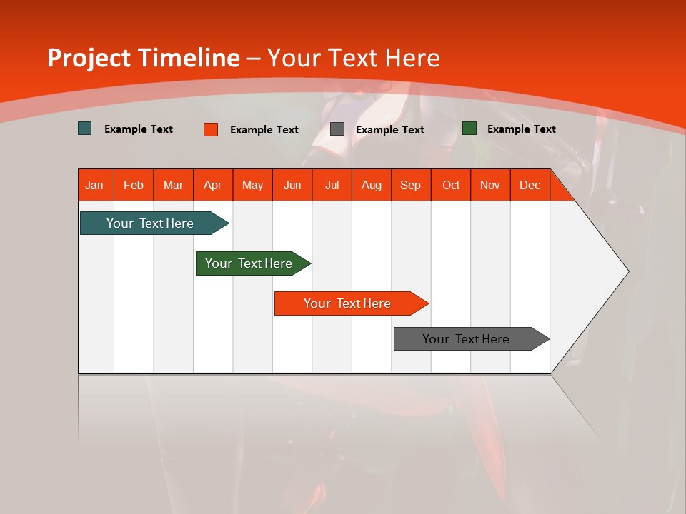 A Woman With Red Hair In A Black Outfit PowerPoint Template
