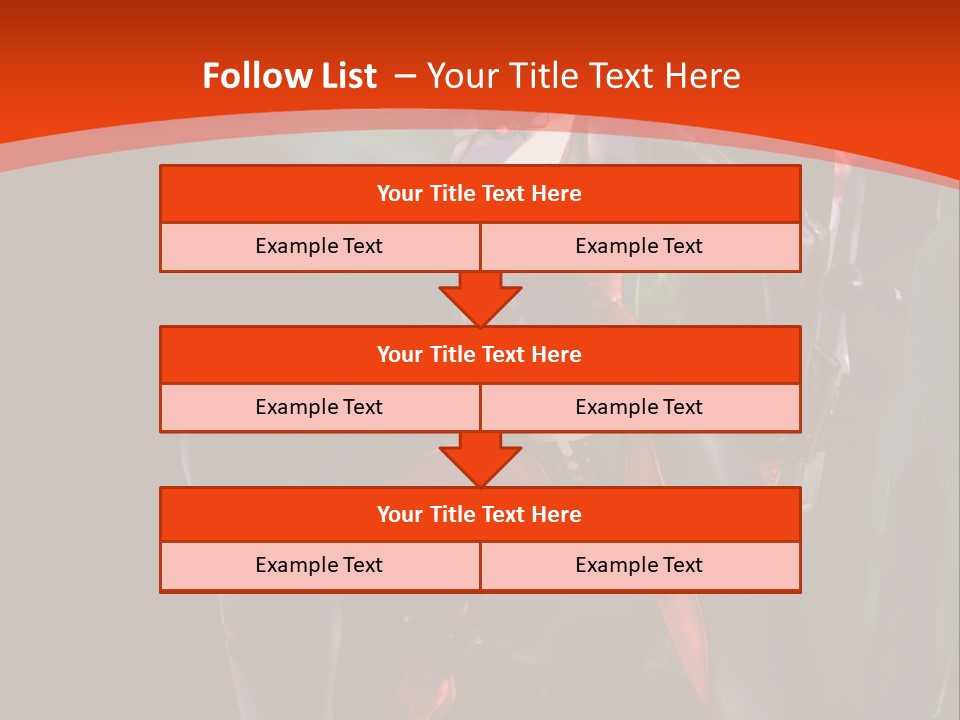 A Woman With Red Hair In A Black Outfit PowerPoint Template