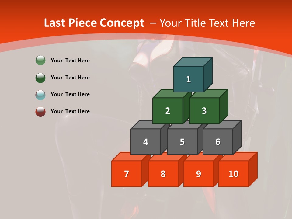 A Woman With Red Hair In A Black Outfit PowerPoint Template