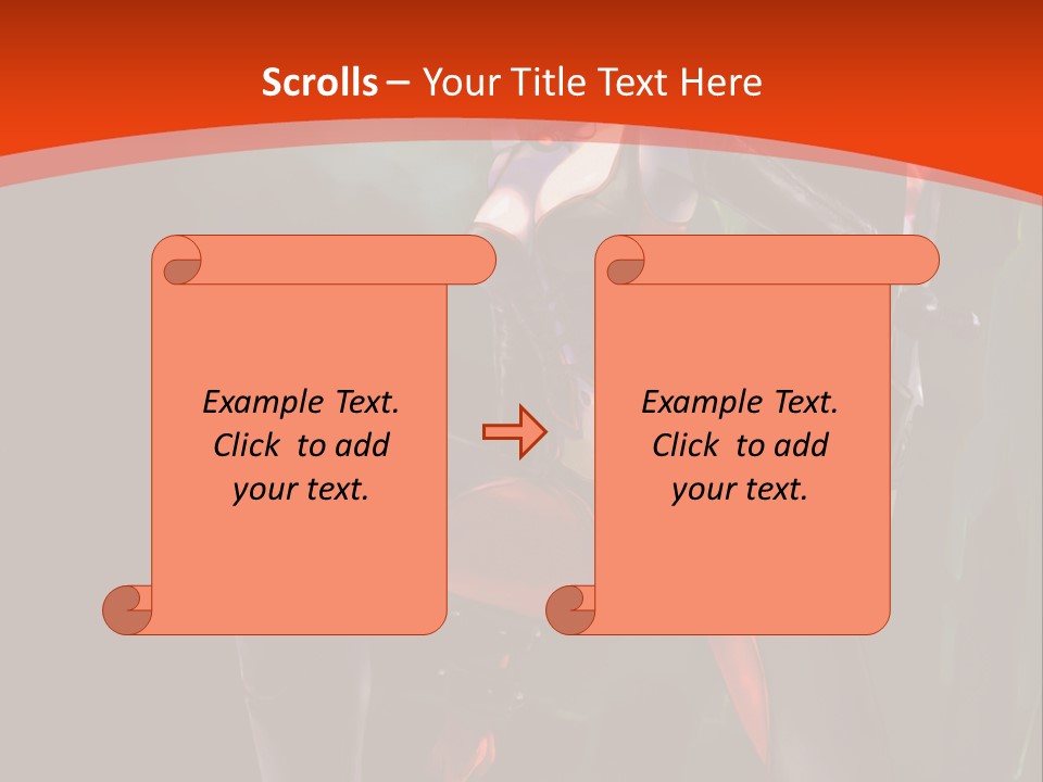 A Woman With Red Hair In A Black Outfit PowerPoint Template