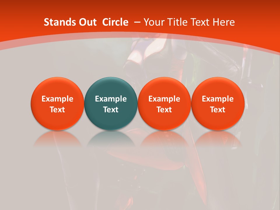 A Woman With Red Hair In A Black Outfit PowerPoint Template