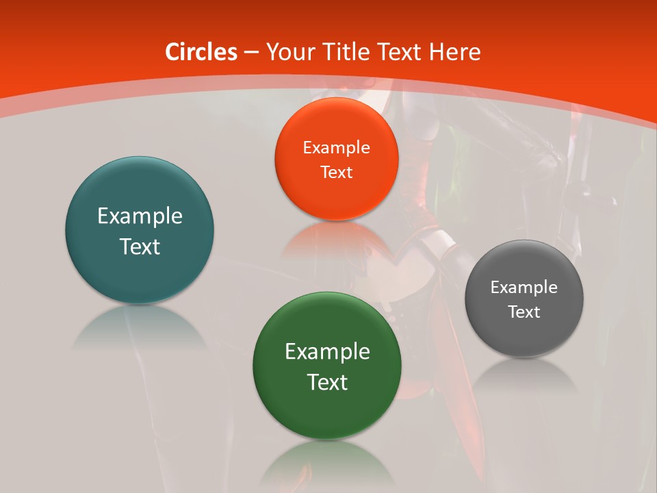 A Woman With Red Hair In A Black Outfit PowerPoint Template