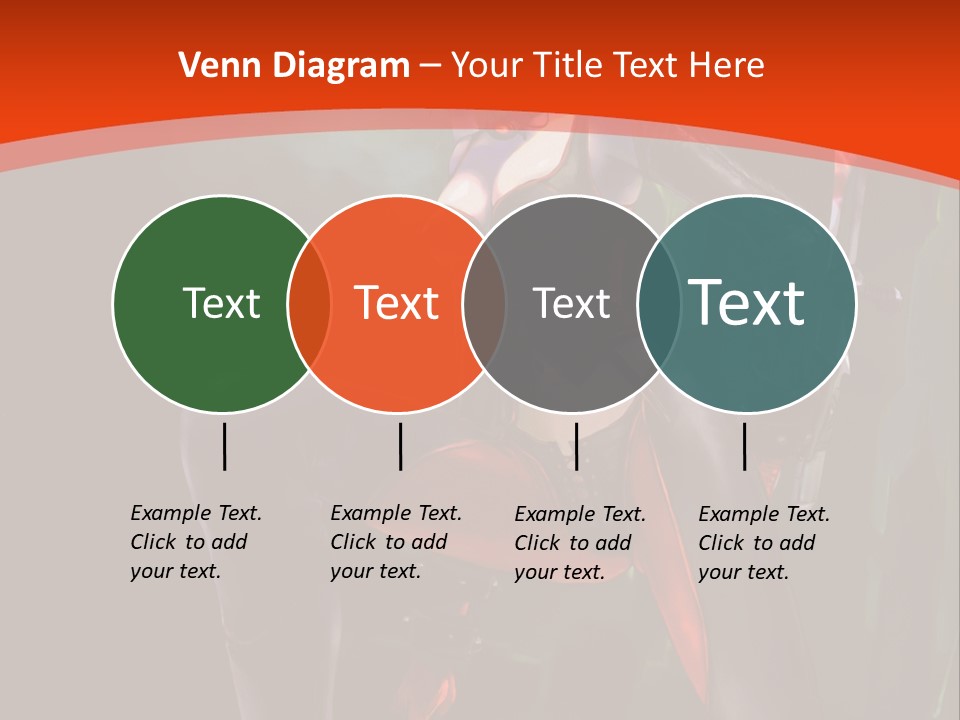 A Woman With Red Hair In A Black Outfit PowerPoint Template