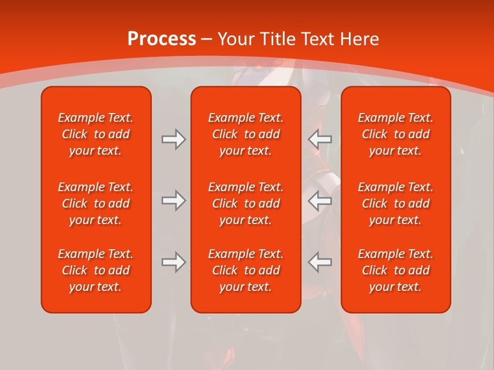 A Woman With Red Hair In A Black Outfit PowerPoint Template